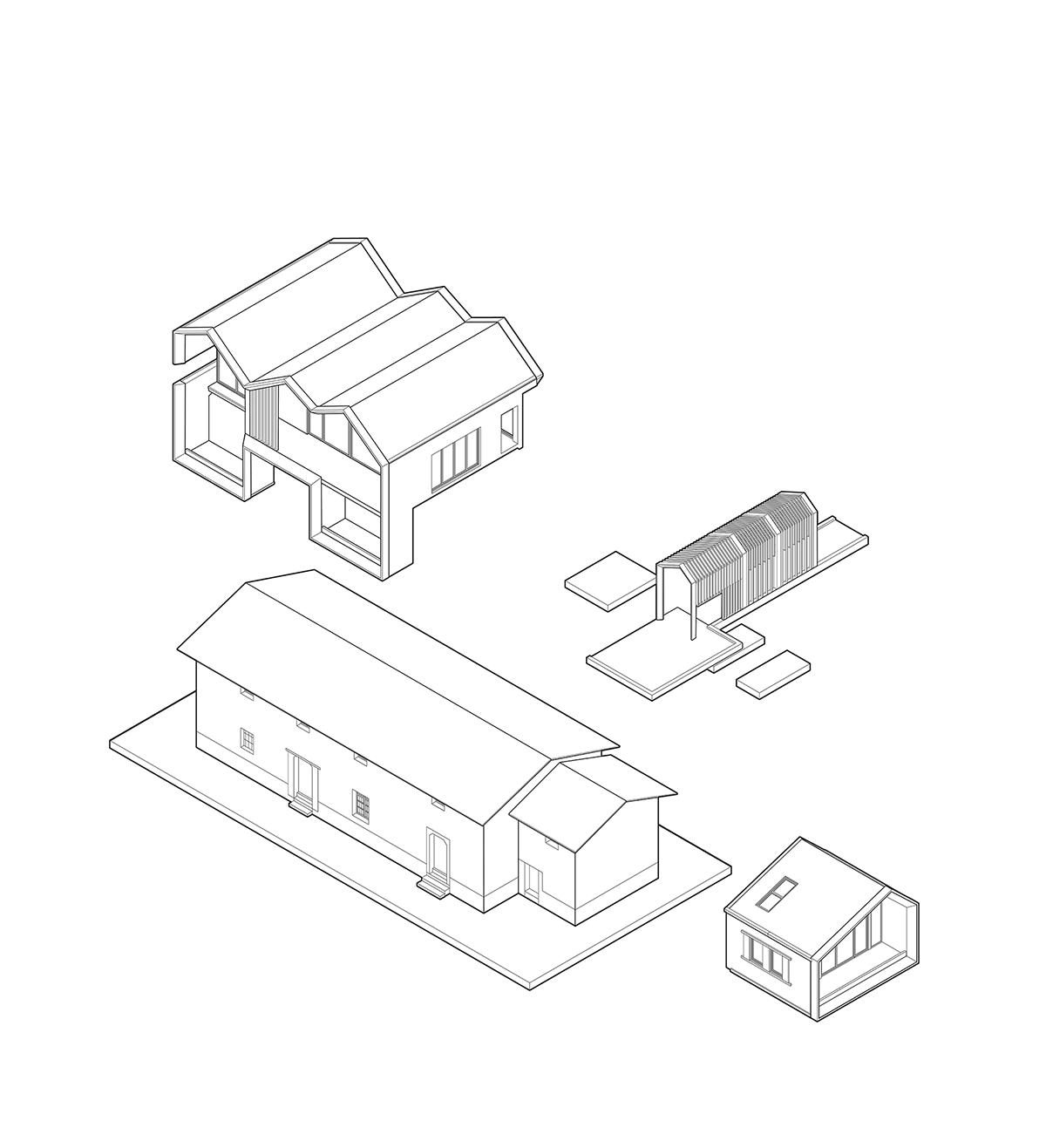BIM建筑|戴家山倚云山舍精品民宿 / 简然建筑 BIM建筑|戴家山倚云山舍精品民宿 / 简然建筑