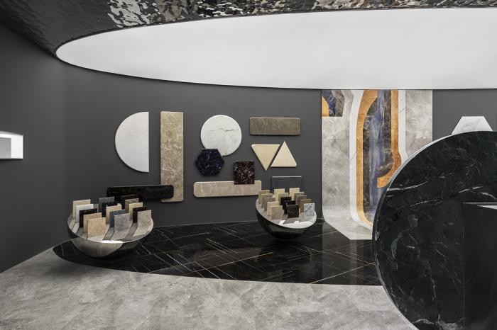 BIM建筑|星体变幻般的冲击感,“太空”石材展厅 / 李振杰 BIM建筑|星体变幻般的冲击感,“太空”石材展厅 / 李振杰