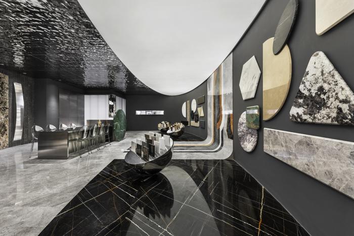 BIM建筑|星体变幻般的冲击感,“太空”石材展厅 / 李振杰 BIM建筑|星体变幻般的冲击感,“太空”石材展厅 / 李振杰