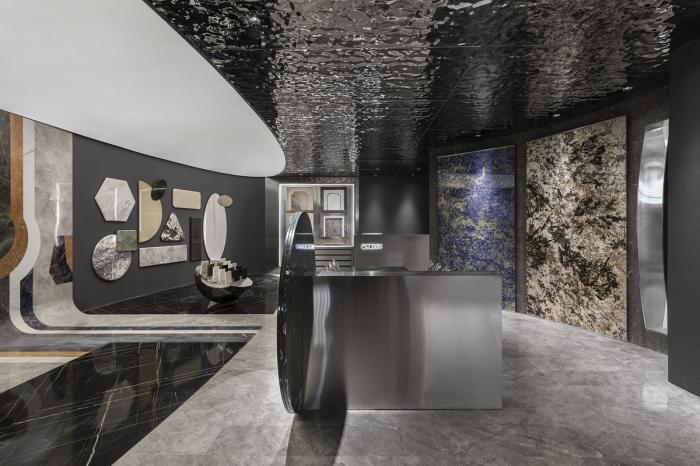 BIM建筑|星体变幻般的冲击感,“太空”石材展厅 / 李振杰 BIM建筑|星体变幻般的冲击感,“太空”石材展厅 / 李振杰