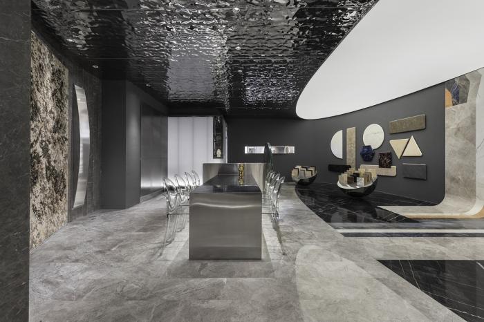 BIM建筑|星体变幻般的冲击感,“太空”石材展厅 / 李振杰 BIM建筑|星体变幻般的冲击感,“太空”石材展厅 / 李振杰