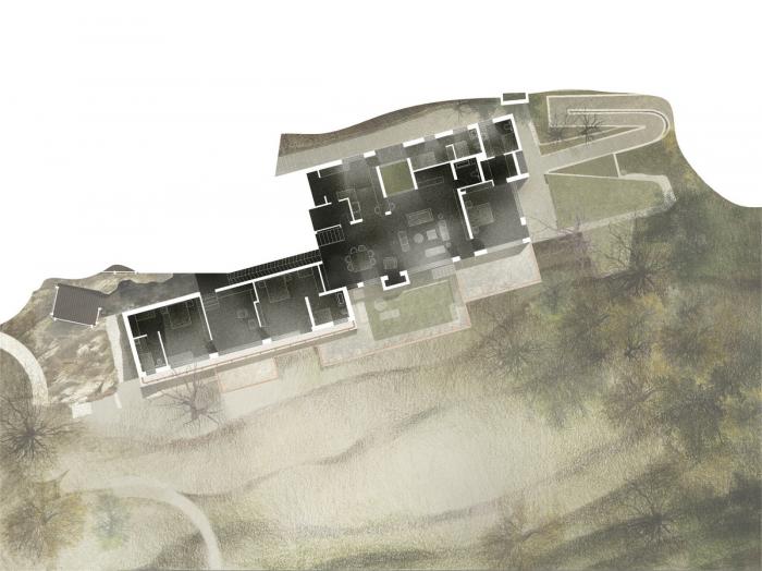 BIM建筑|粗野之中,宁静地消隐,喜马拉雅山间坡道小屋 / Ant Studio BIM建筑|粗野之中,宁静地消隐,喜马拉雅山间坡道小屋 / Ant Studio