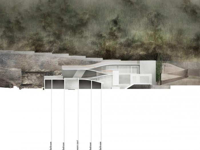 BIM建筑|粗野之中,宁静地消隐,喜马拉雅山间坡道小屋 / Ant Studio BIM建筑|粗野之中,宁静地消隐,喜马拉雅山间坡道小屋 / Ant Studio