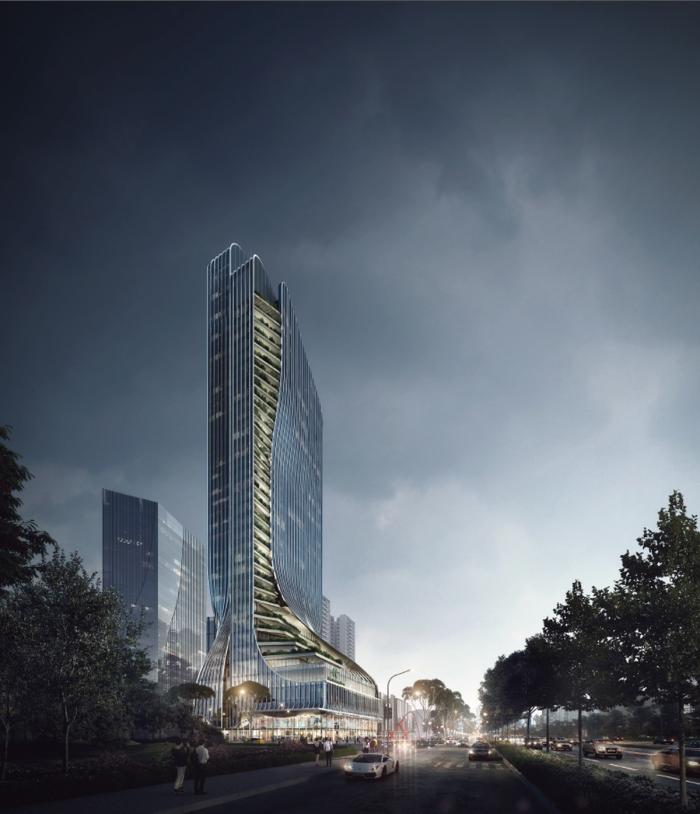 BIM建筑|原来裙楼真的可以长得像裙子 | 解密GWP丰盛101大厦 BIM建筑|原来裙楼真的可以长得像裙子 | 解密GWP丰盛101大厦