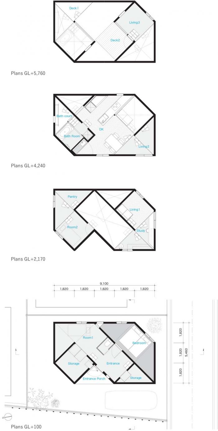 BIM建筑|登山路径般的迷你空间,高规“螺旋”住宅 / 岛田阳建筑事务所 BIM建筑|登山路径般的迷你空间,高规“螺旋”住宅 / 岛田阳建筑事务所