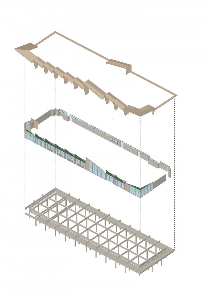 BIM建筑|第三空间视阈下的菜场,勤海睦邻中心 / 予舍予筑 BIM建筑|第三空间视阈下的菜场,勤海睦邻中心 / 予舍予筑