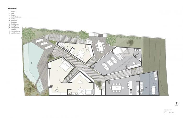 BIM建筑|一簇互相对望的“岩石”集群——Amanali住宅 / Rojkind Arquitectos BIM建筑|一簇互相对望的“岩石”集群——Amanali住宅 / Rojkind Arquitectos