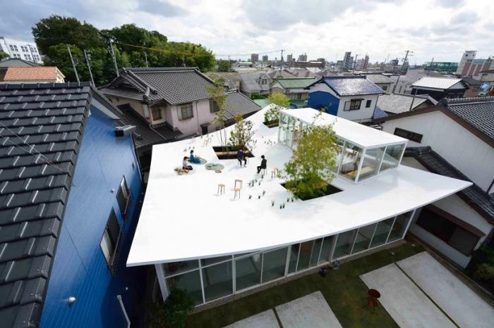 BIM建筑|白色飞船木屋,富有张力的伸展,Sannouno办公室 / Sudio Velocity BIM建筑|白色飞船木屋,富有张力的伸展,Sannouno办公室 / Sudio Velocity