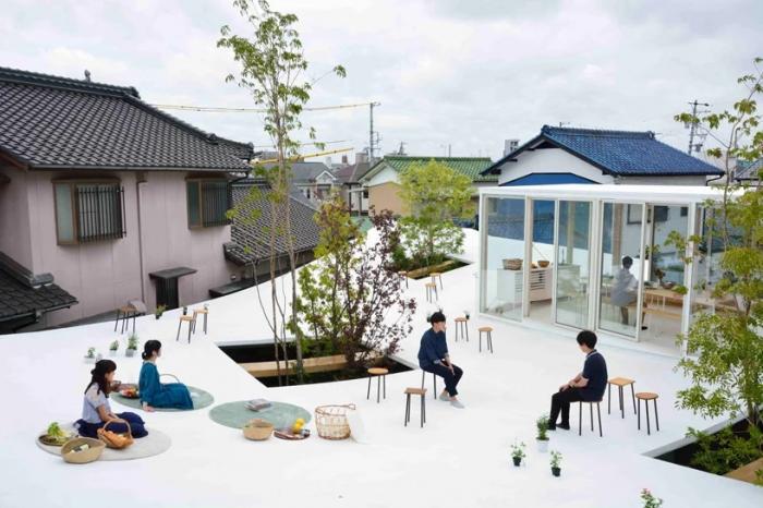 BIM建筑|白色飞船木屋,富有张力的伸展,Sannouno办公室 / Sudio Velocity BIM建筑|白色飞船木屋,富有张力的伸展,Sannouno办公室 / Sudio Velocity