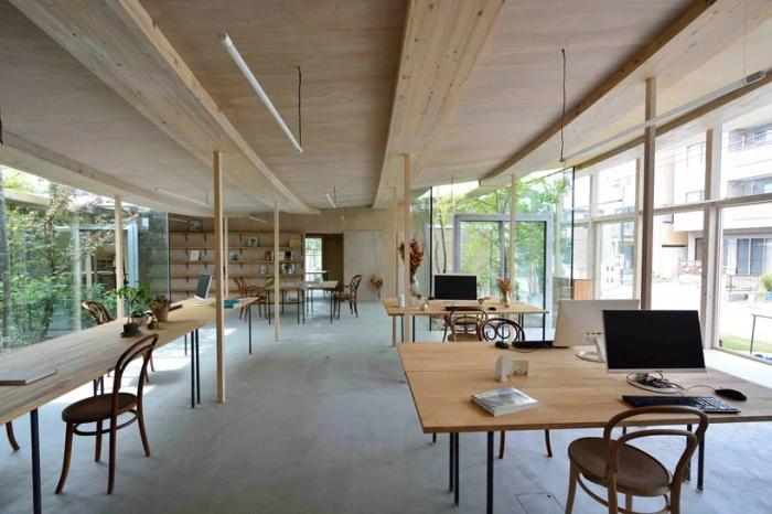 BIM建筑|白色飞船木屋,富有张力的伸展,Sannouno办公室 / Sudio Velocity BIM建筑|白色飞船木屋,富有张力的伸展,Sannouno办公室 / Sudio Velocity