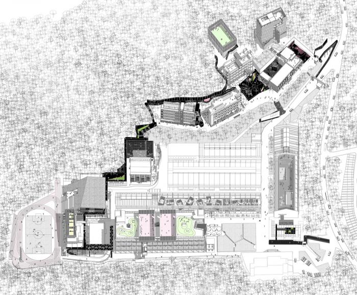 BIM建筑|漫步空间的营造——深圳明德学院 / 源计划建筑师事务所 BIM建筑|漫步空间的营造——深圳明德学院 / 源计划建筑师事务所