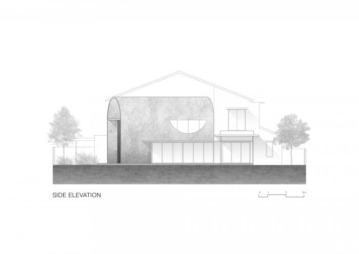 BIM建筑|简约而大胆,混凝土拱形筒的小清新:Bewboc 住宅 / Fabian Tan BIM建筑|简约而大胆,混凝土拱形筒的小清新:Bewboc 住宅 / Fabian Tan