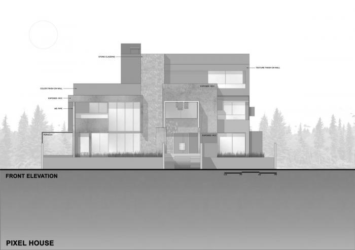 BIM建筑|“像素”住宅 / The Grid Architects BIM建筑|“像素”住宅 / The Grid Architects