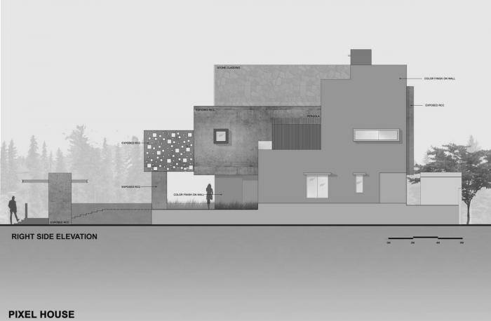 BIM建筑|“像素”住宅 / The Grid Architects BIM建筑|“像素”住宅 / The Grid Architects
