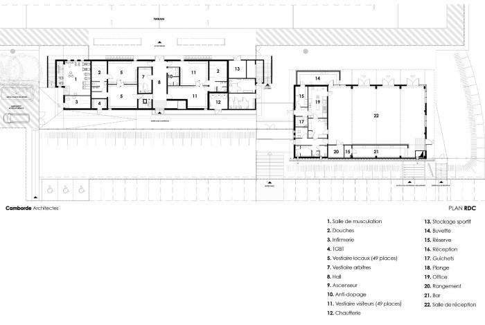 BIM建筑|轻落于农场草地上的蝴蝶:Ger体育场 BIM建筑|轻落于农场草地上的蝴蝶:Ger体育场