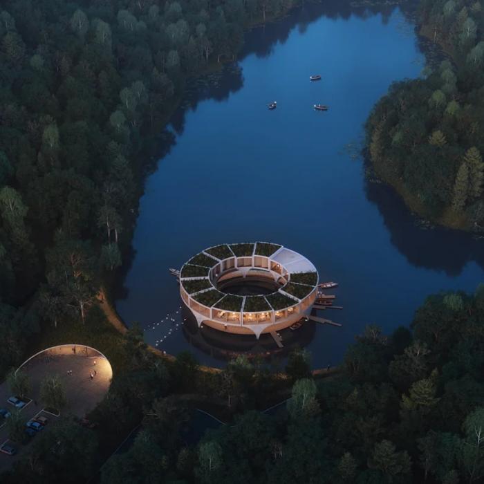 BIM建筑|森林湖泊上的“渔船”:Land Ahoy BIM建筑|森林湖泊上的“渔船”:Land Ahoy