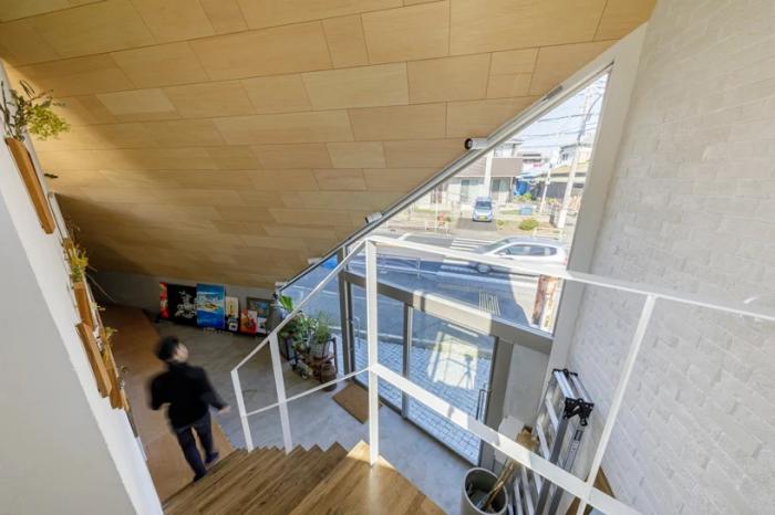 BIM建筑|陡坡屋顶和对角线展墙的三维构图:日本8.5住宅 / DOG BIM建筑|陡坡屋顶和对角线展墙的三维构图:日本8.5住宅 / DOG