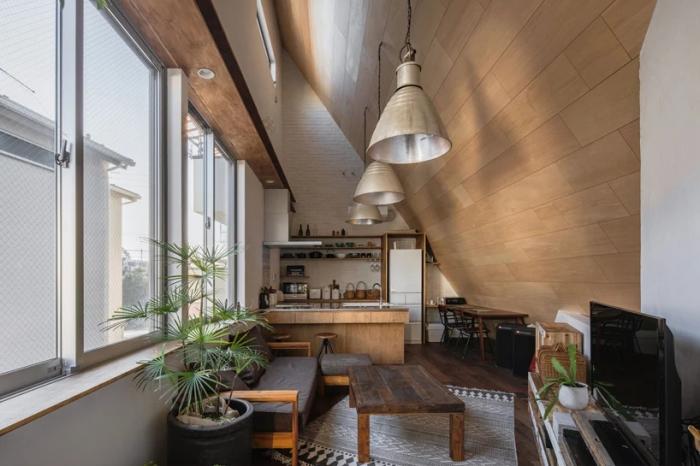 BIM建筑|陡坡屋顶和对角线展墙的三维构图:日本8.5住宅 / DOG BIM建筑|陡坡屋顶和对角线展墙的三维构图:日本8.5住宅 / DOG