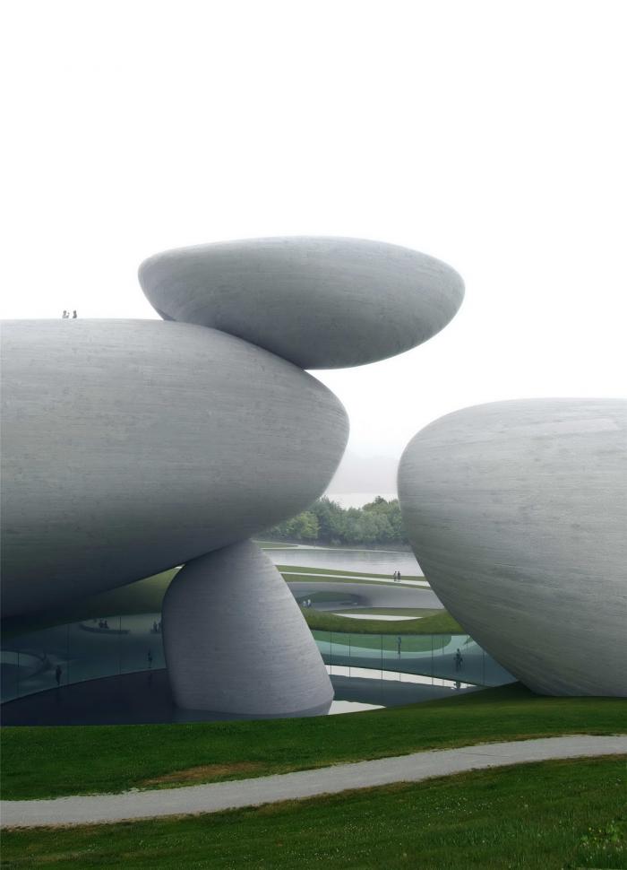 BIM建筑|都市旷野之境,“深圳湾文化广场”方案设计 / MAD BIM建筑|都市旷野之境,“深圳湾文化广场”方案设计 / MAD