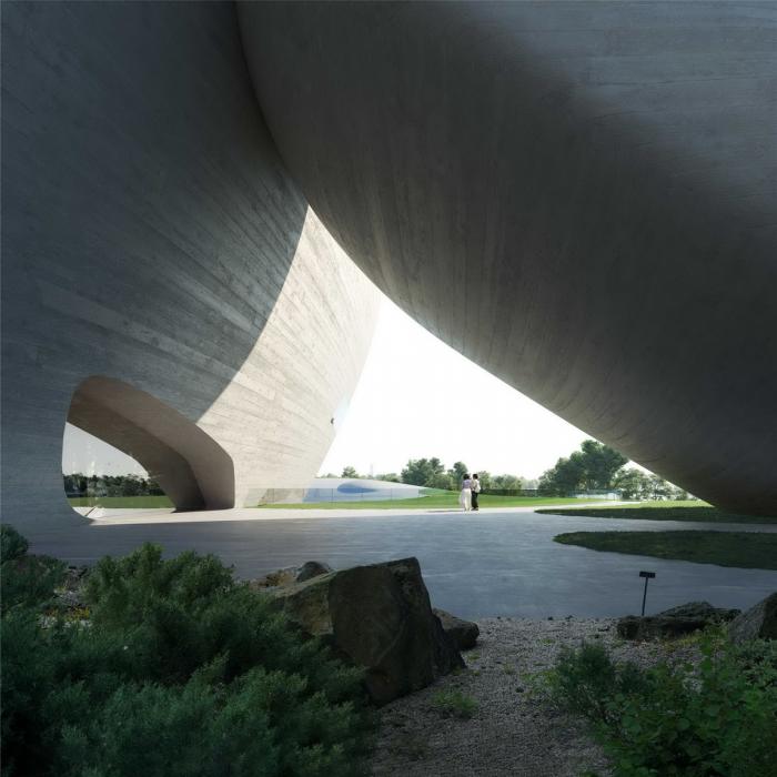 BIM建筑|都市旷野之境,“深圳湾文化广场”方案设计 / MAD BIM建筑|都市旷野之境,“深圳湾文化广场”方案设计 / MAD