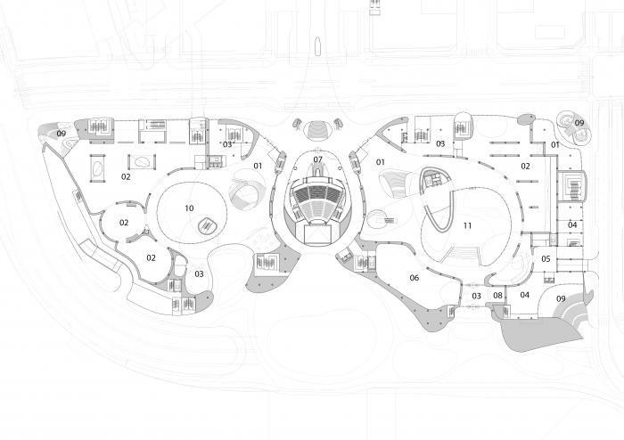 BIM建筑|都市旷野之境,“深圳湾文化广场”方案设计 / MAD BIM建筑|都市旷野之境,“深圳湾文化广场”方案设计 / MAD