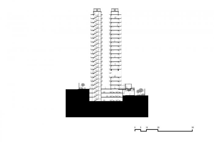 BIM建筑|64米深“峡谷”的裂变——阿曼尼公寓 BIM建筑|64米深“峡谷”的裂变——阿曼尼公寓