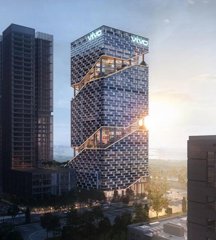 BIM建筑|vivo总部办公楼,螺旋花园露台环绕而上 / NBBJ BIM建筑|vivo总部办公楼,螺旋花园露台环绕而上 / NBBJ