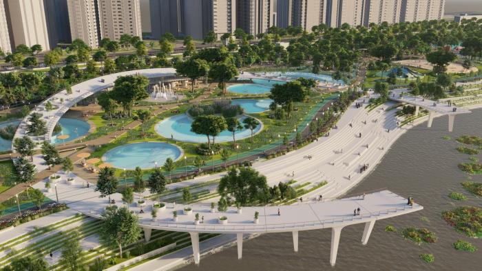 BIM建筑|河岸的“自然驿站”:蚕室区汉江市民公园天然游泳池 / 佰筑建筑+Carve BIM建筑|河岸的“自然驿站”:蚕室区汉江市民公园天然游泳池 / 佰筑建筑+Carve