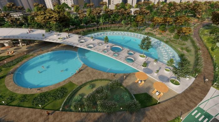 BIM建筑|河岸的“自然驿站”:蚕室区汉江市民公园天然游泳池 / 佰筑建筑+Carve BIM建筑|河岸的“自然驿站”:蚕室区汉江市民公园天然游泳池 / 佰筑建筑+Carve