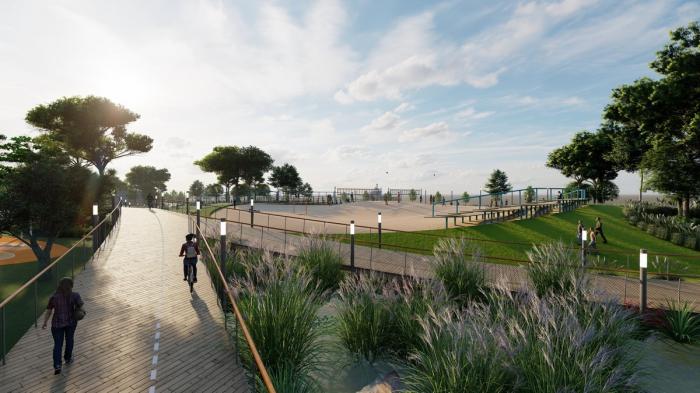 BIM建筑|河岸的“自然驿站”:蚕室区汉江市民公园天然游泳池 / 佰筑建筑+Carve BIM建筑|河岸的“自然驿站”:蚕室区汉江市民公园天然游泳池 / 佰筑建筑+Carve