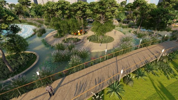 BIM建筑|河岸的“自然驿站”:蚕室区汉江市民公园天然游泳池 / 佰筑建筑+Carve BIM建筑|河岸的“自然驿站”:蚕室区汉江市民公园天然游泳池 / 佰筑建筑+Carve