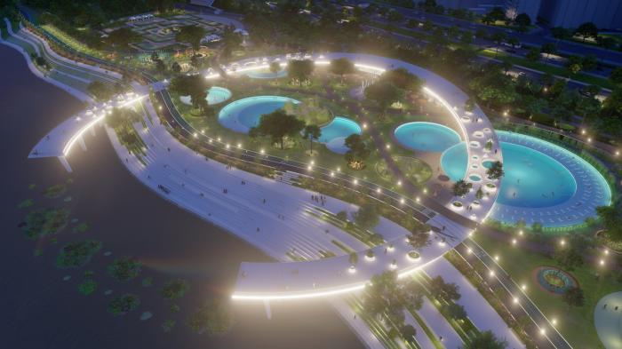 BIM建筑|河岸的“自然驿站”:蚕室区汉江市民公园天然游泳池 / 佰筑建筑+Carve BIM建筑|河岸的“自然驿站”:蚕室区汉江市民公园天然游泳池 / 佰筑建筑+Carve