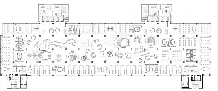 BIM建筑|露天剧场般的灵动空间——Mercado Libre办公室 BIM建筑|露天剧场般的灵动空间——Mercado Libre办公室