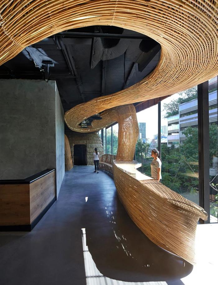 BIM建筑|曼谷Vikasa瑜伽总部,3D技术与本土手工艺的融合 BIM建筑|曼谷Vikasa瑜伽总部,3D技术与本土手工艺的融合