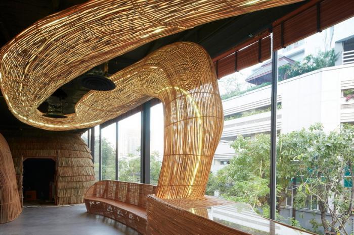 BIM建筑|曼谷Vikasa瑜伽总部,3D技术与本土手工艺的融合 BIM建筑|曼谷Vikasa瑜伽总部,3D技术与本土手工艺的融合