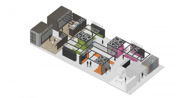 BIM建筑|圣东尼上海材料体验中心 / 白鹭设计 BIM建筑|圣东尼上海材料体验中心 / 白鹭设计