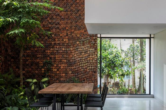 BIM建筑|清风徐来,光影婆娑:越南“自呼吸”墙宅 BIM建筑|清风徐来,光影婆娑:越南“自呼吸”墙宅