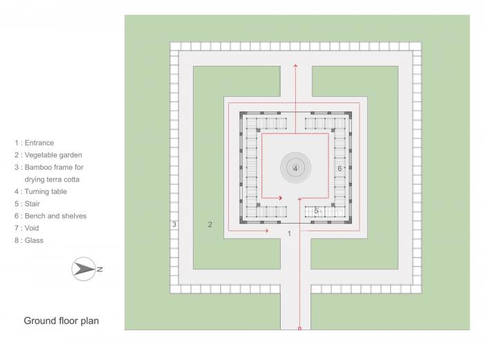 BIM建筑|越南赤土陶艺工坊 BIM建筑|越南赤土陶艺工坊