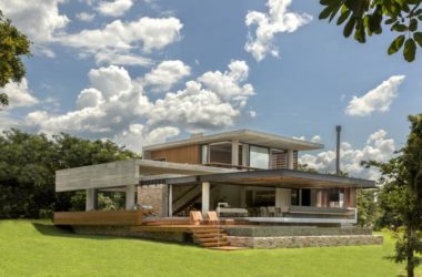 BIM建筑|依阶层创造,水平嵌套的空间:巴西“电影”住宅-BIM建筑网