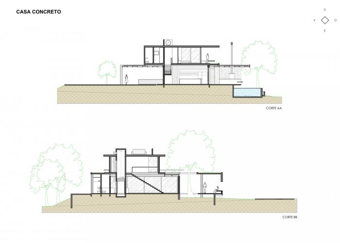 BIM建筑|依阶层创造,水平嵌套的空间:巴西“电影”住宅 BIM建筑|依阶层创造,水平嵌套的空间:巴西“电影”住宅
