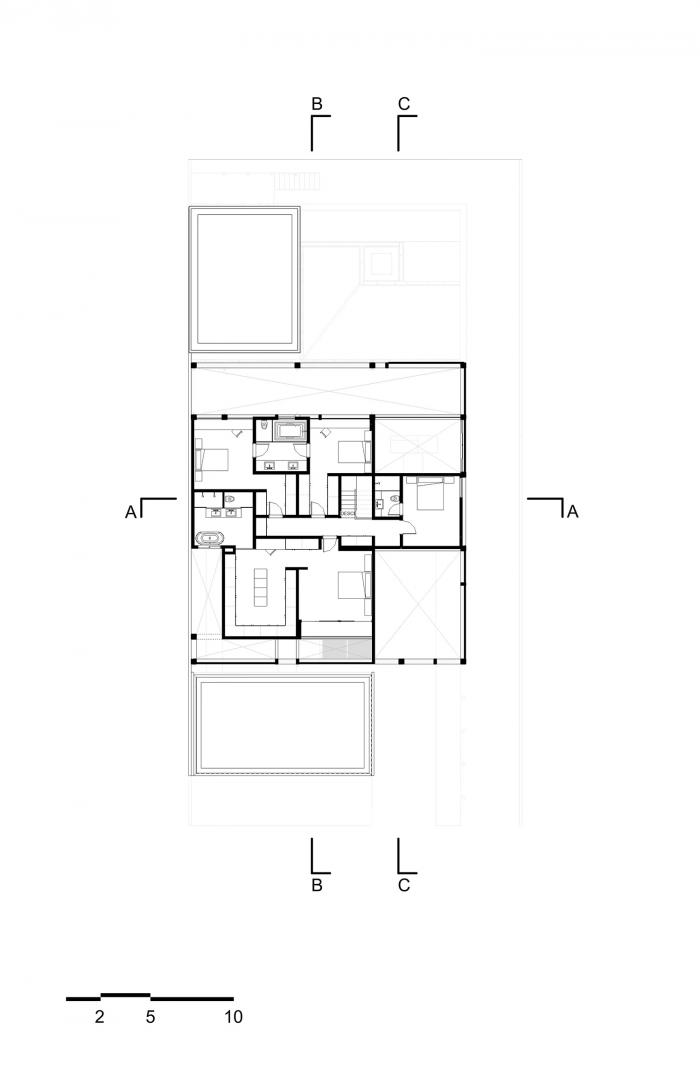 BIM建筑|自具结构形式美感的混凝土“网格”住宅 BIM建筑|自具结构形式美感的混凝土“网格”住宅