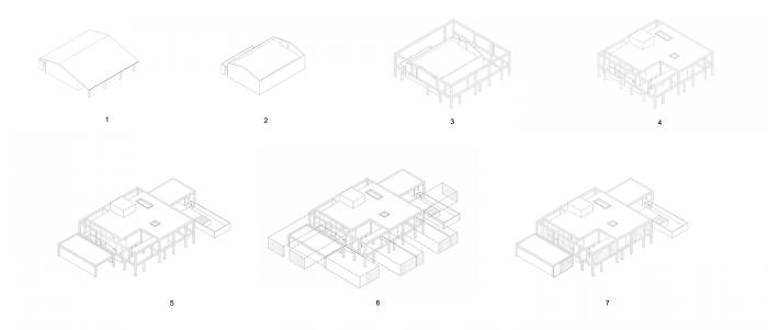 BIM建筑|自具结构形式美感的混凝土“网格”住宅 BIM建筑|自具结构形式美感的混凝土“网格”住宅