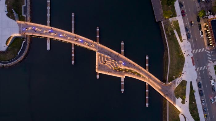 BIM建筑|城市的纽带——普罗维登斯人行桥 BIM建筑|城市的纽带——普罗维登斯人行桥