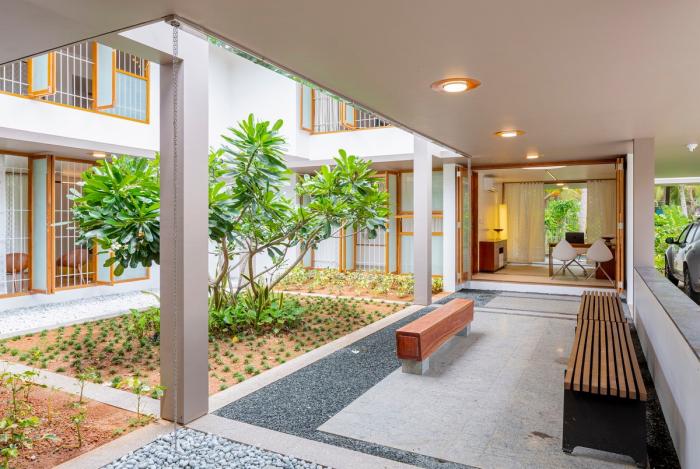 BIM建筑|几何秩序与自然景观静谧交融:格框里的度假屋 BIM建筑|几何秩序与自然景观静谧交融:格框里的度假屋