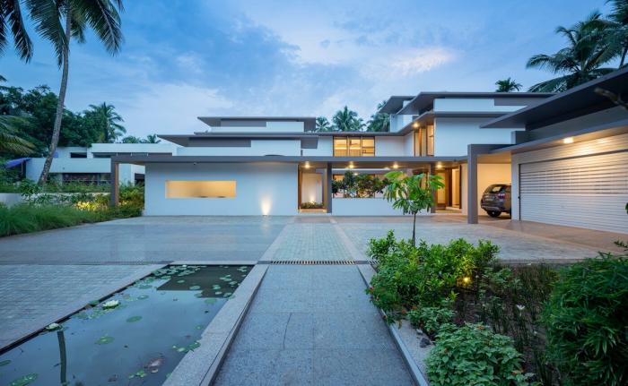 BIM建筑|几何秩序与自然景观静谧交融:格框里的度假屋 BIM建筑|几何秩序与自然景观静谧交融:格框里的度假屋