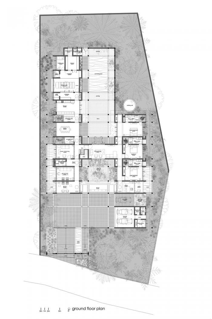 BIM建筑|几何秩序与自然景观静谧交融:格框里的度假屋 BIM建筑|几何秩序与自然景观静谧交融:格框里的度假屋