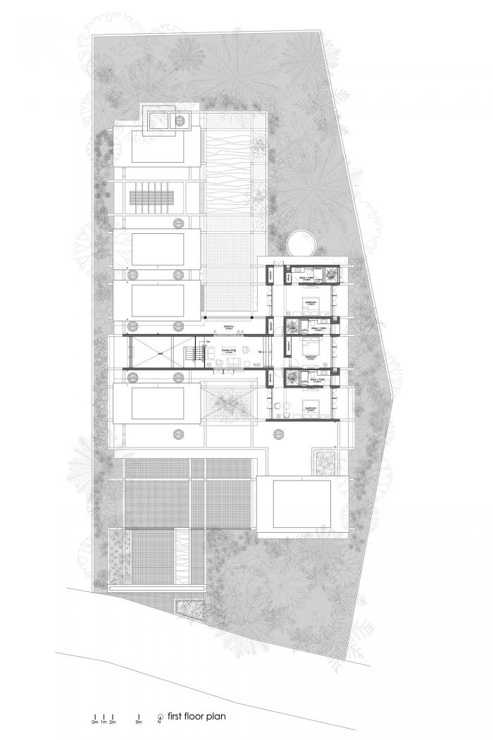 BIM建筑|几何秩序与自然景观静谧交融:格框里的度假屋 BIM建筑|几何秩序与自然景观静谧交融:格框里的度假屋