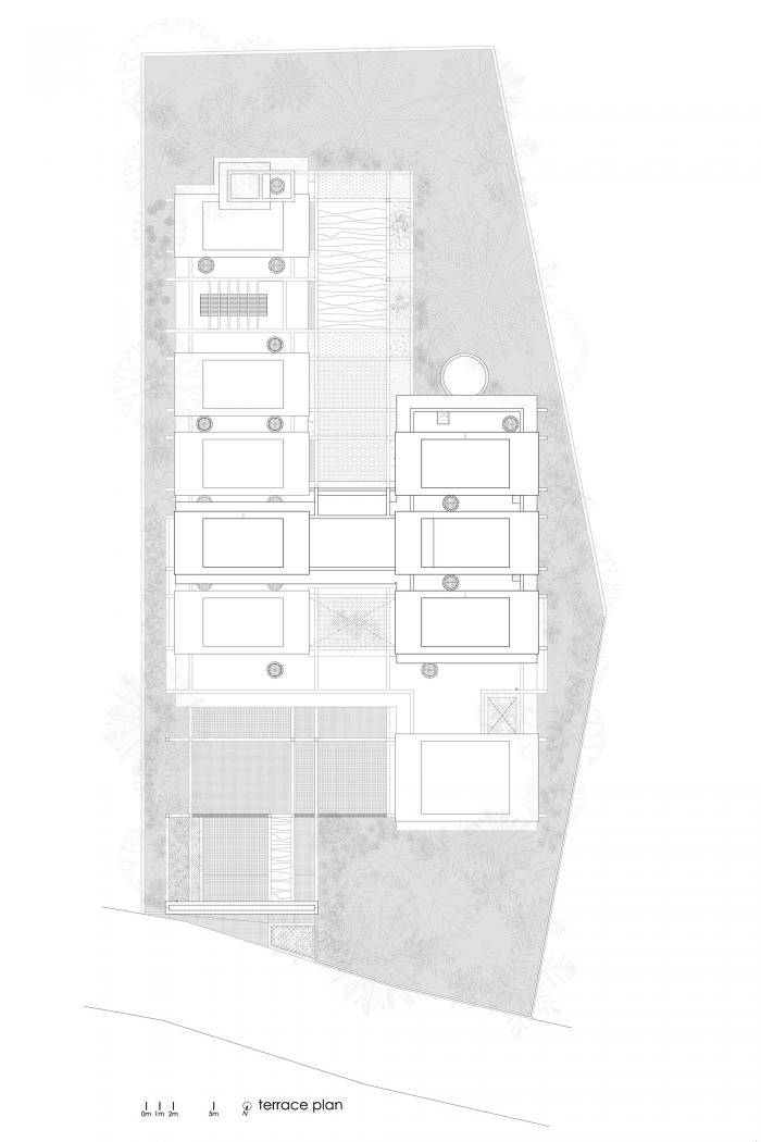 BIM建筑|几何秩序与自然景观静谧交融:格框里的度假屋 BIM建筑|几何秩序与自然景观静谧交融:格框里的度假屋