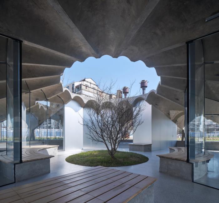 BIM建筑|形聚而神散,净水池咖啡厅 / 同济原作设计工作室 BIM建筑|形聚而神散,净水池咖啡厅 / 同济原作设计工作室