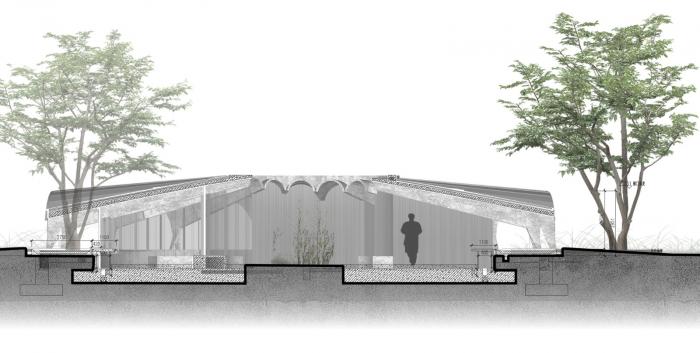BIM建筑|形聚而神散,净水池咖啡厅 / 同济原作设计工作室 BIM建筑|形聚而神散,净水池咖啡厅 / 同济原作设计工作室